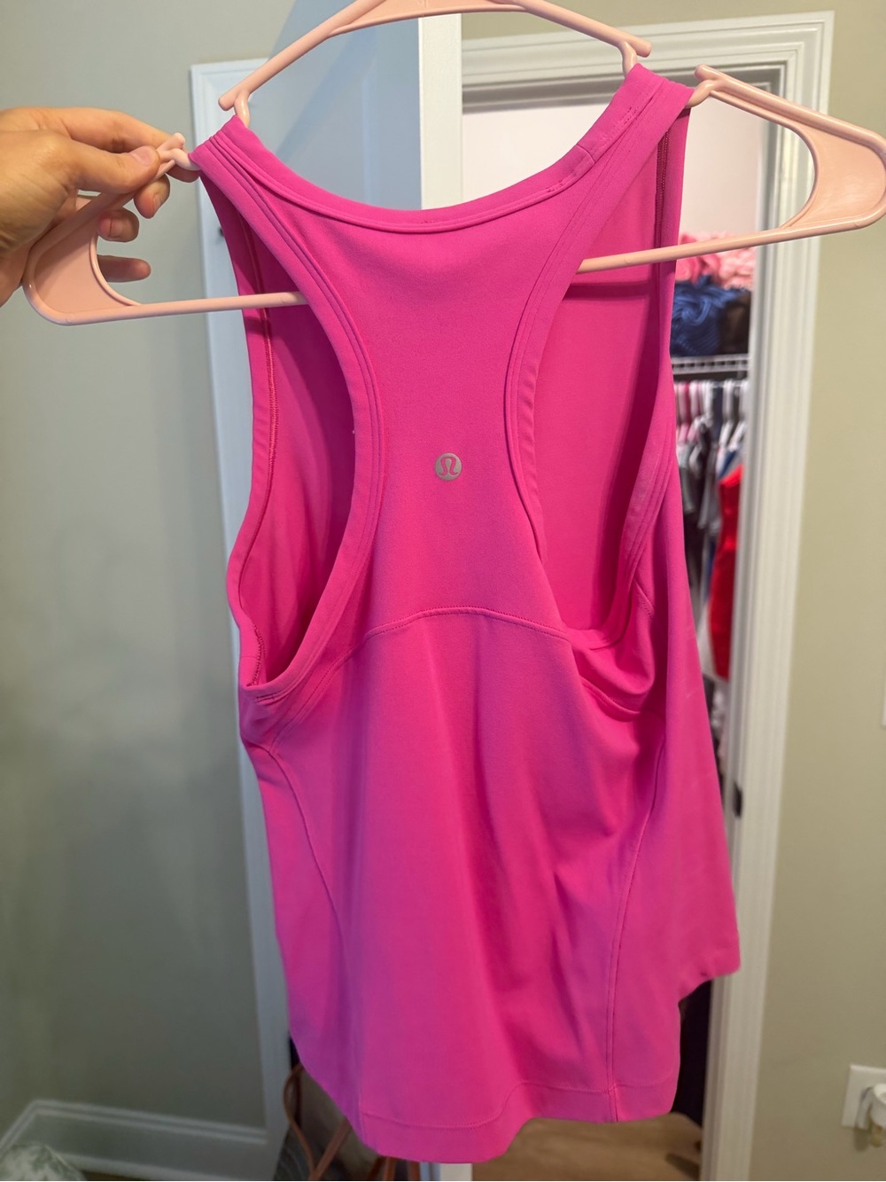 lululemon athletica Hot Pink Racerback Training Tank